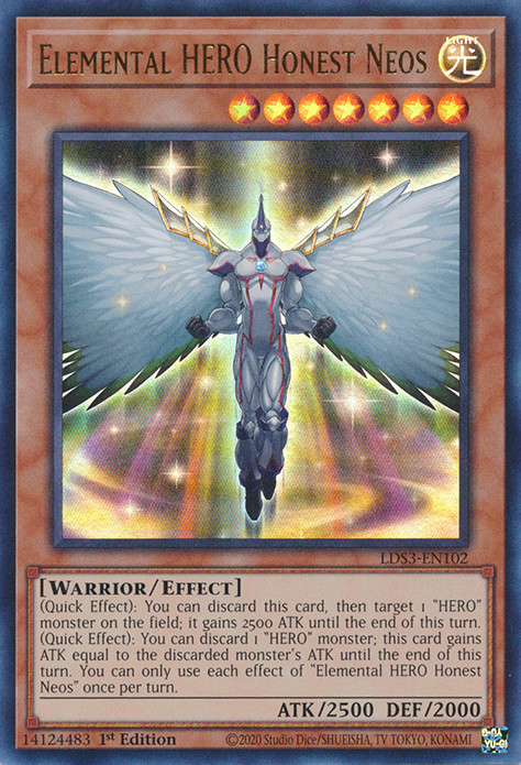 Elemental HERO Honest Neos [LDS3-EN102] Ultra Rare | The Gaming-Verse