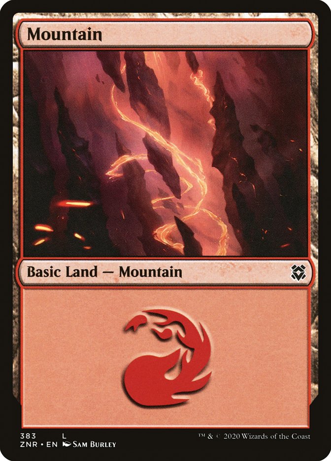 Mountain (383) [Zendikar Rising] | The Gaming-Verse