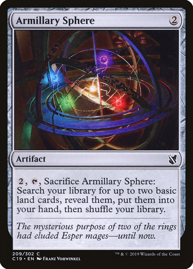 Armillary Sphere [Commander 2019] | The Gaming-Verse