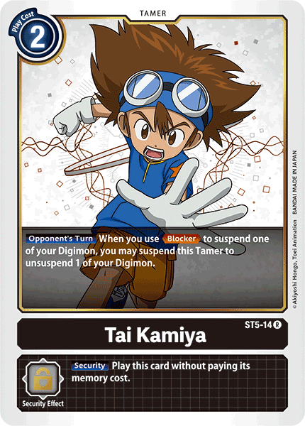 Tai Kamiya [ST5-14] [Starter Deck: Machine Black] | The Gaming-Verse