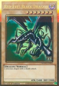 Red-Eyes Black Dragon [MAGO-EN003] Gold Rare | The Gaming-Verse