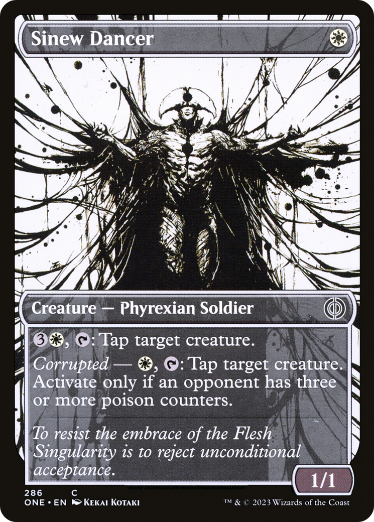 Sinew Dancer (Showcase Ichor) [Phyrexia: All Will Be One] | The Gaming-Verse