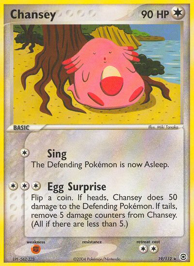 Chansey (19/112) [EX: FireRed & LeafGreen] | The Gaming-Verse