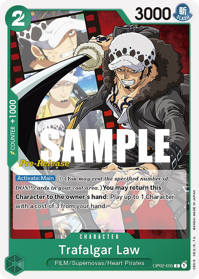 Trafalgar Law [Paramount War Pre-Release Cards] | The Gaming-Verse