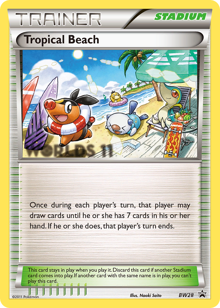 Tropical Beach (BW28) [Black & White: Black Star Promos] | The Gaming-Verse