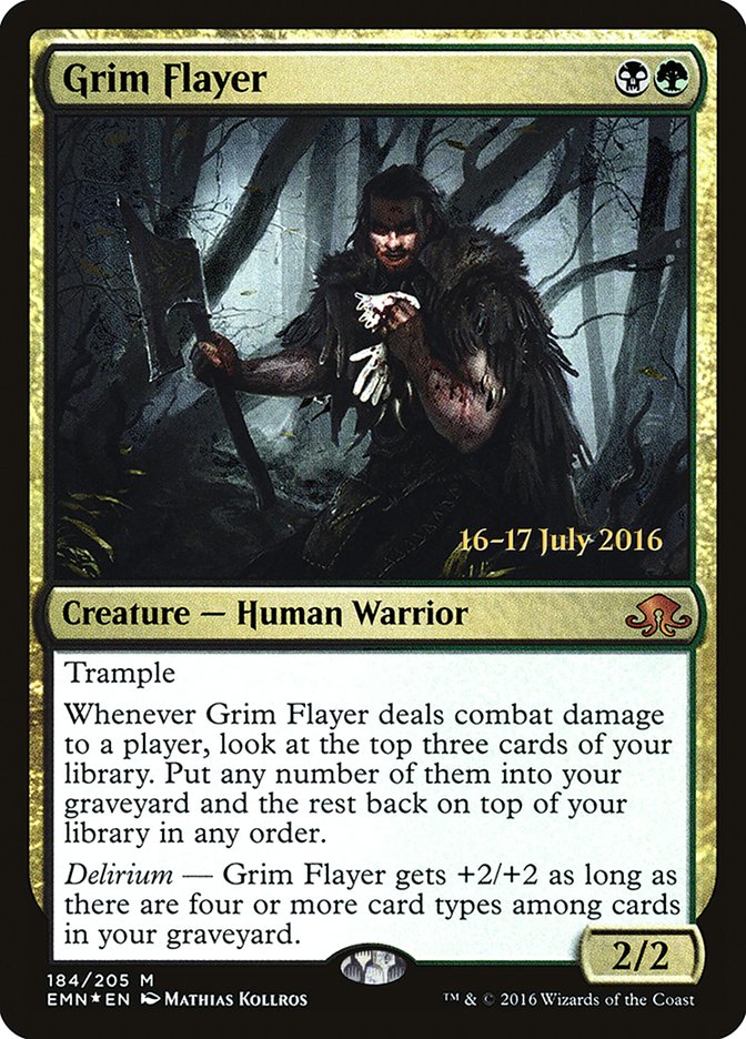 Grim Flayer  (Prerelease) [Eldritch Moon Prerelease Promos] | The Gaming-Verse