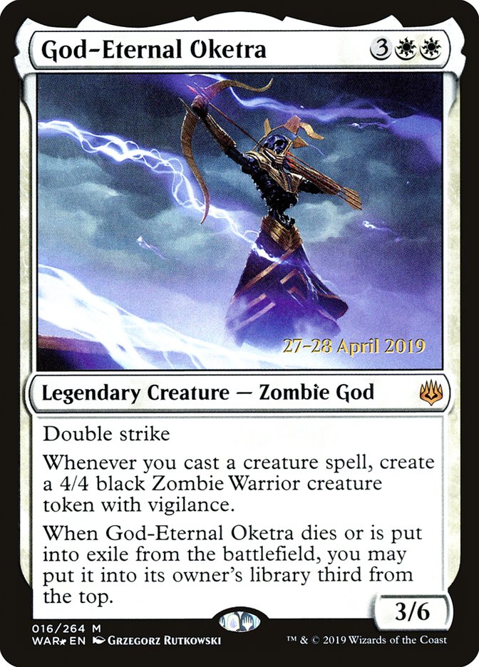 God-Eternal Oketra  [War of the Spark Prerelease Promos] | The Gaming-Verse