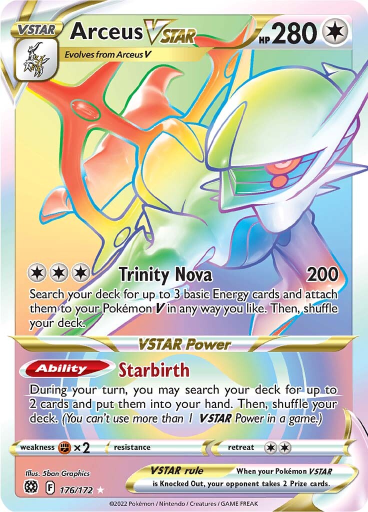 Arceus VSTAR (176/172) [Sword & Shield: Brilliant Stars] | The Gaming-Verse