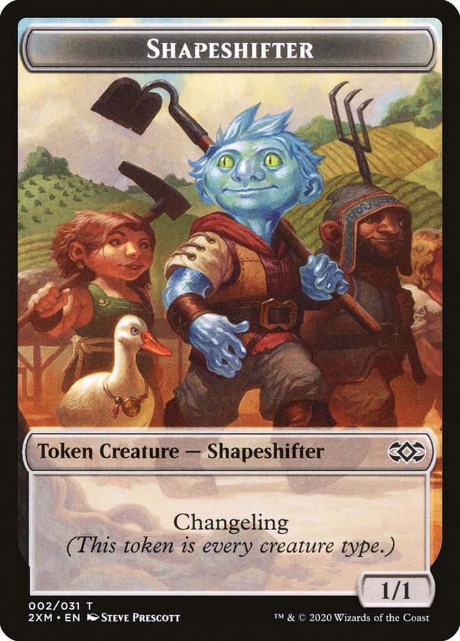 Shapeshifter Token [Double Masters] | The Gaming-Verse