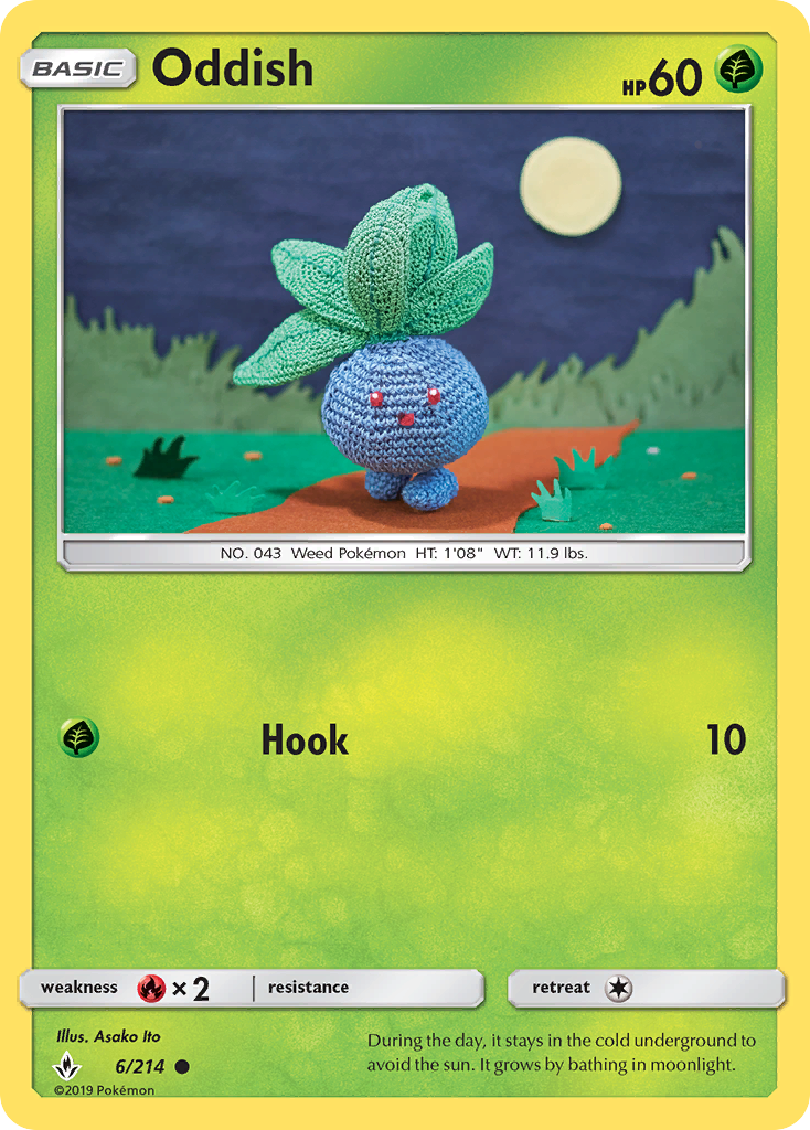 Oddish (6/214) [Sun & Moon: Unbroken Bonds] | The Gaming-Verse