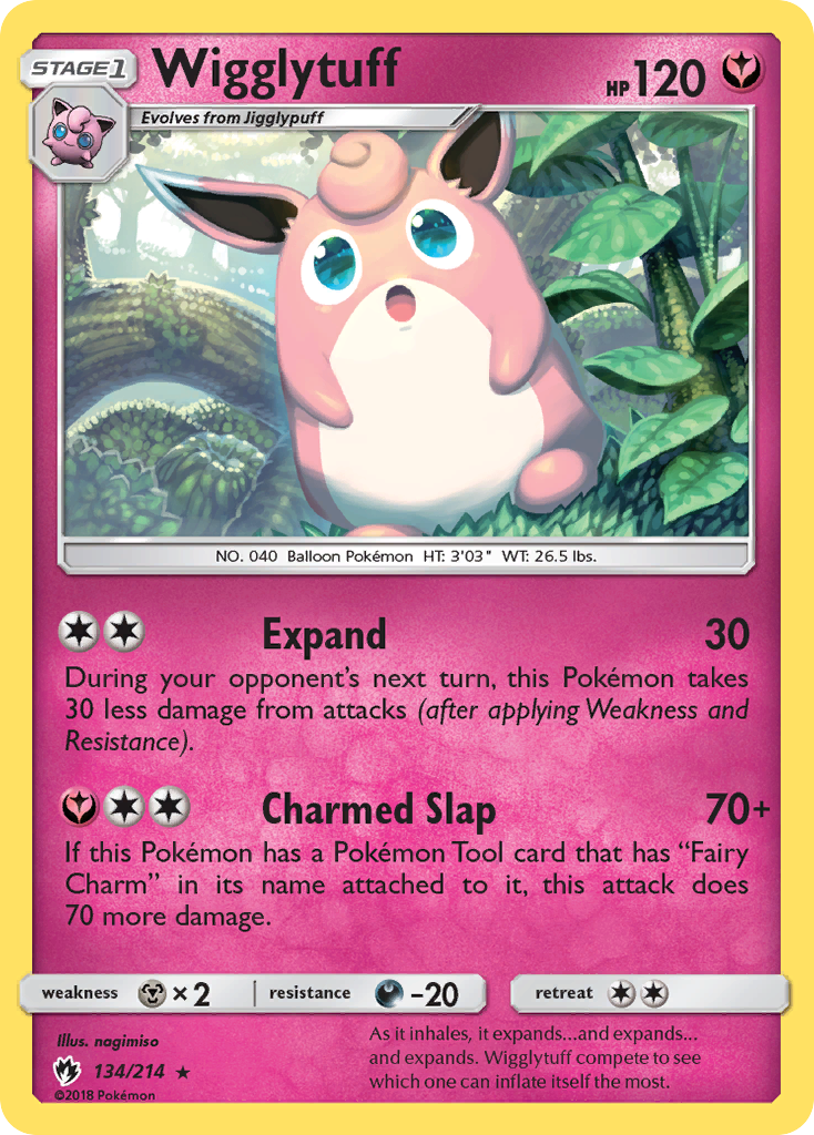 Wigglytuff (134/214) [Sun & Moon: Lost Thunder] | The Gaming-Verse