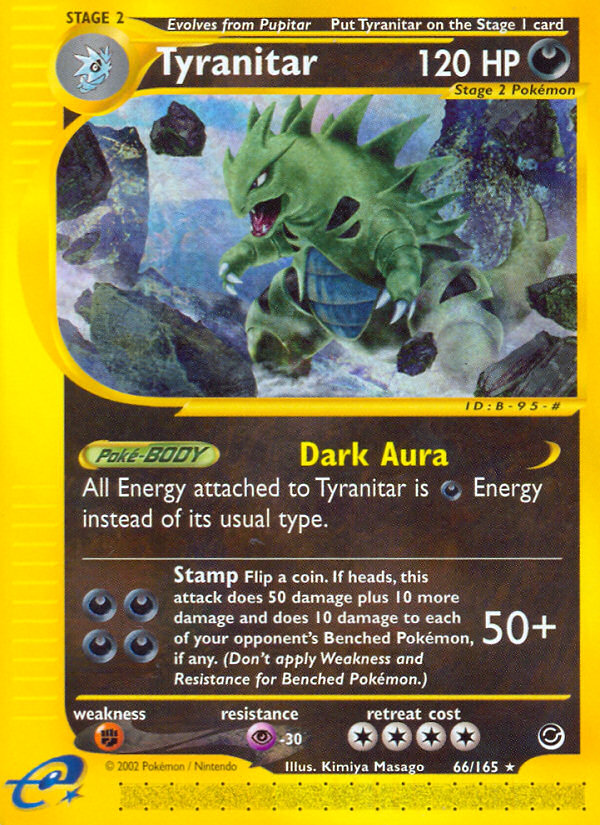 Tyranitar (66/165) [Expedition: Base Set] | The Gaming-Verse