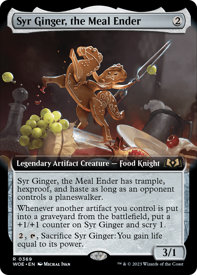 Syr Ginger, the Meal Ender (Extended Art) [Wilds of Eldraine] | The Gaming-Verse