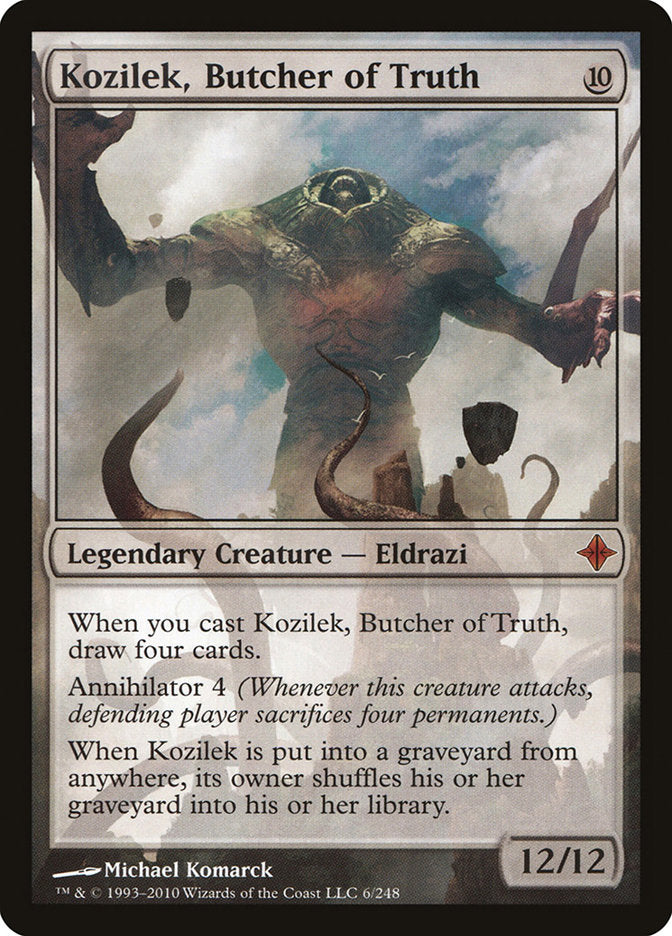 Kozilek, Butcher of Truth [Rise of the Eldrazi] | The Gaming-Verse