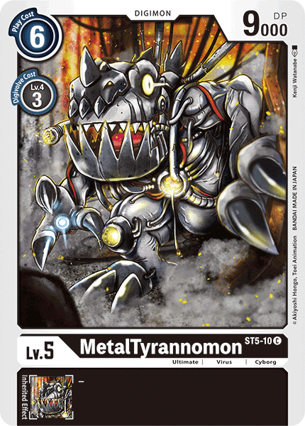 MetalTyrannomon [ST5-10] [Starter Deck: Machine Black] | The Gaming-Verse