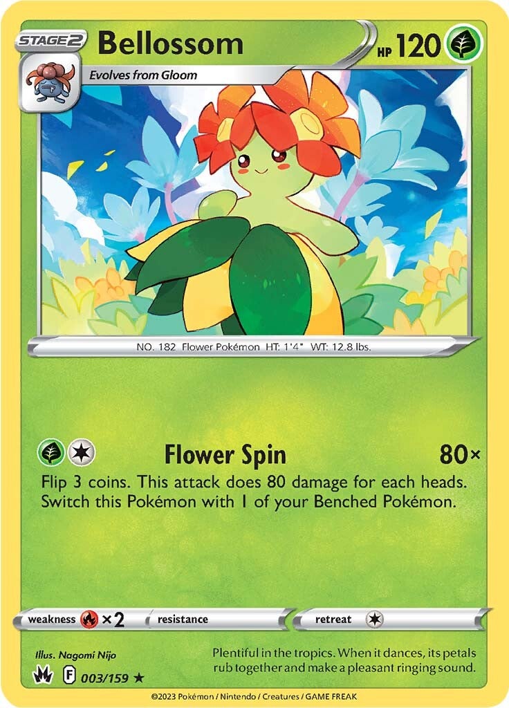 Bellossom (003/159) [Sword & Shield: Crown Zenith] | The Gaming-Verse