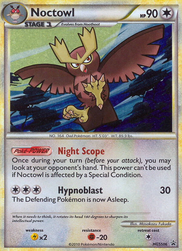 Noctowl (HGSS06) [HeartGold & SoulSilver: Black Star Promos] | The Gaming-Verse