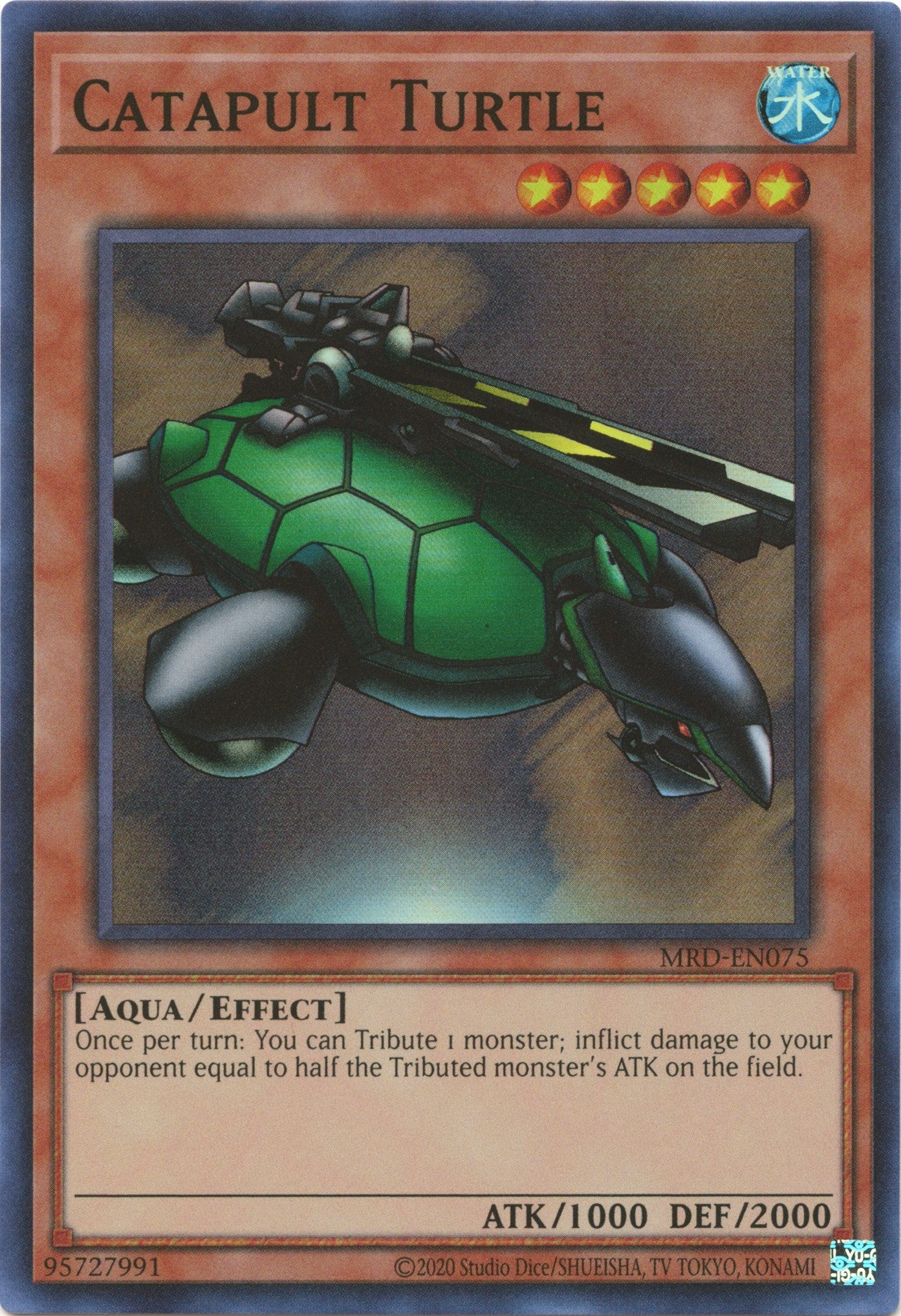 Catapult Turtle (25th Anniversary) [MRD-EN075] Super Rare | The Gaming-Verse