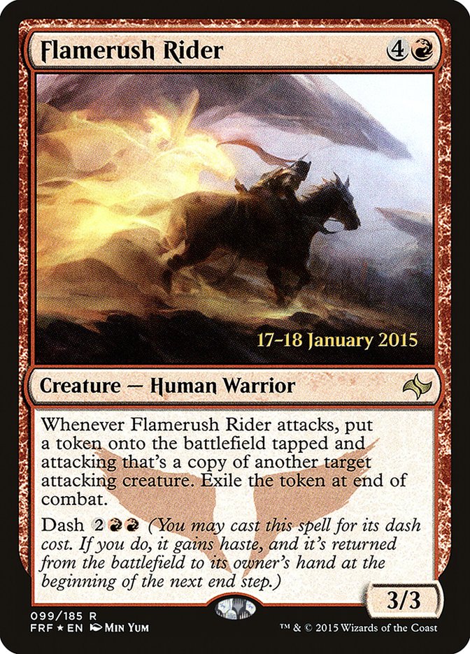 Flamerush Rider  (Prerelease) [Fate Reforged Prerelease Promos] | The Gaming-Verse