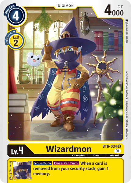 Wizardmon [BT6-034] [Double Diamond] | The Gaming-Verse