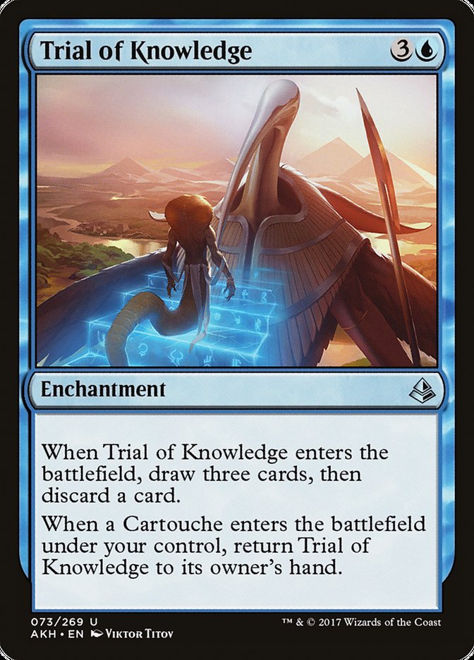 Trial of Knowledge [Amonkhet] | The Gaming-Verse