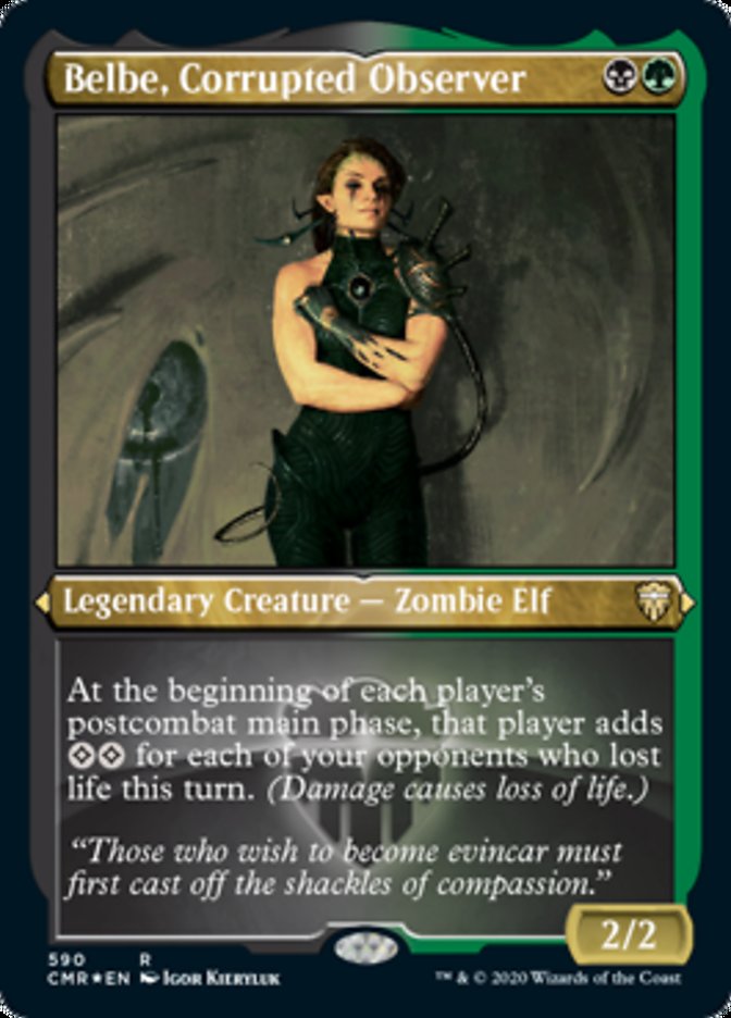 Belbe, Corrupted Observer [Commander Legends Etched] | The Gaming-Verse