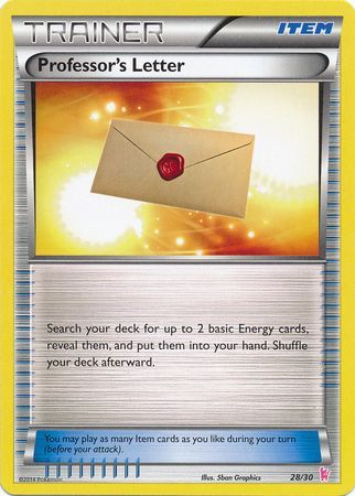 Professor's Letter (28/30) [XY: Trainer Kit - Sylveon] | The Gaming-Verse