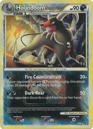 Houndoom (5/90) (League Promo) [HeartGold & SoulSilver: Undaunted] | The Gaming-Verse