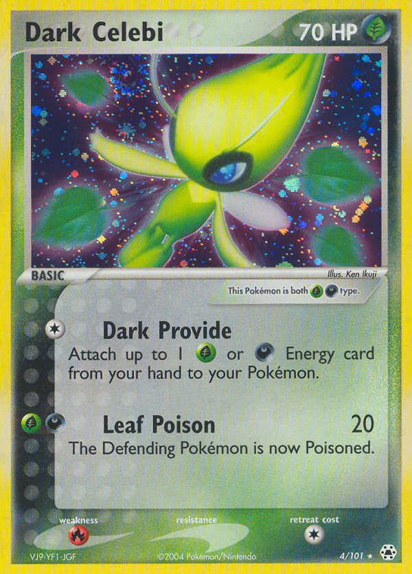 Dark Celebi (4/101) [EX: Hidden Legends] | The Gaming-Verse