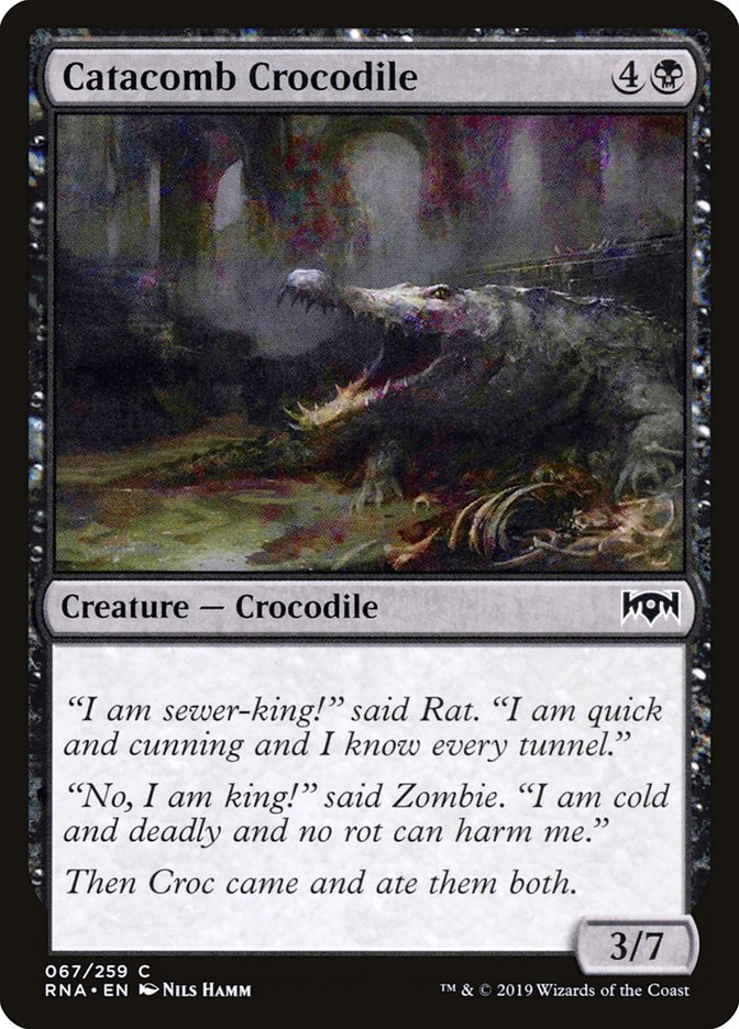 Catacomb Crocodile [Ravnica Allegiance] | The Gaming-Verse