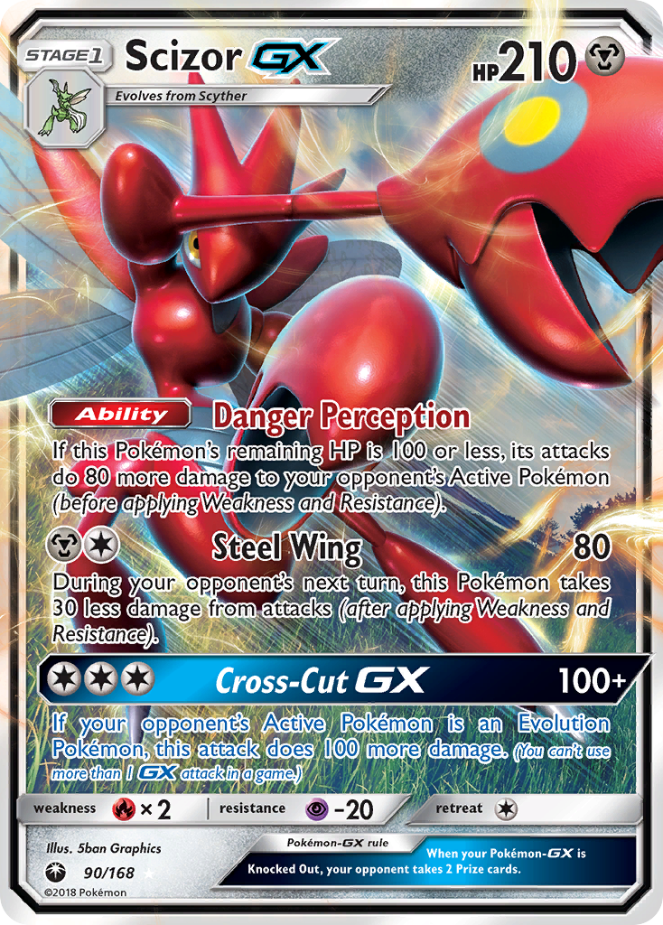 Scizor GX (90/168) [Sun & Moon: Celestial Storm] | The Gaming-Verse