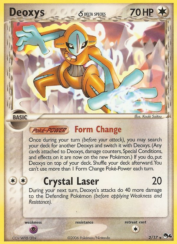 Deoxys (2/17) (Delta Species) [POP Series 4] | The Gaming-Verse