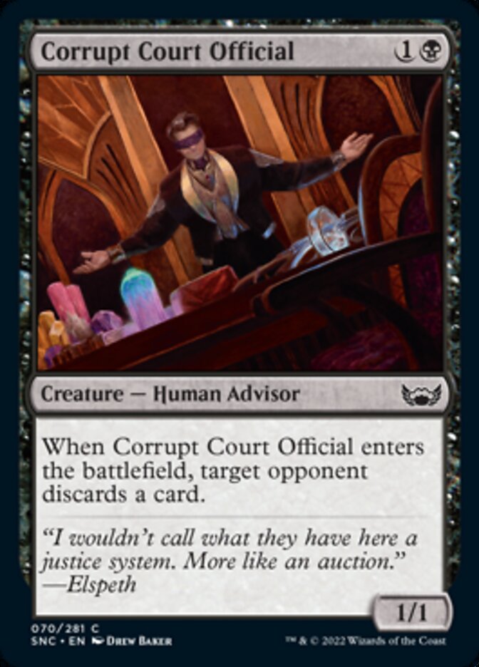 Corrupt Court Official [Streets of New Capenna] | The Gaming-Verse
