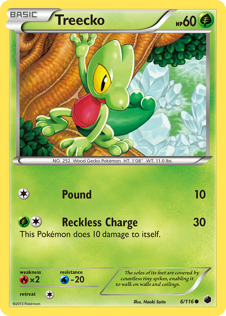 Treecko (6/116) [Black & White: Plasma Freeze] | The Gaming-Verse