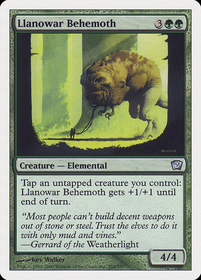 Llanowar Behemoth [Ninth Edition] | The Gaming-Verse