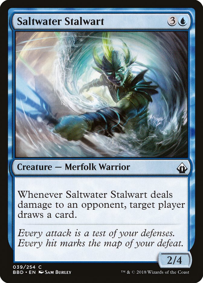 Saltwater Stalwart [Battlebond] | The Gaming-Verse