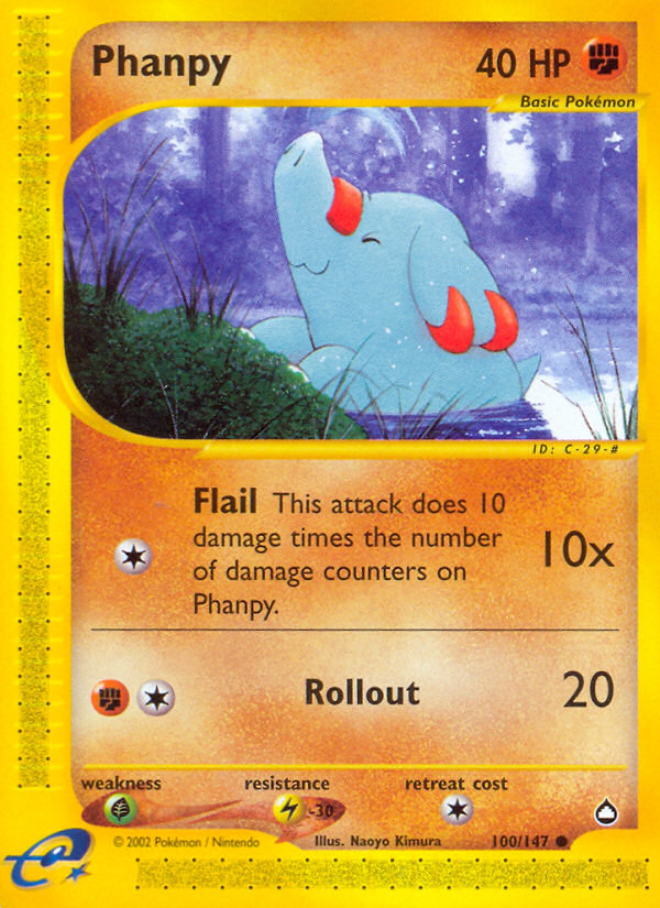 Phanpy (100/147) [Aquapolis] | The Gaming-Verse