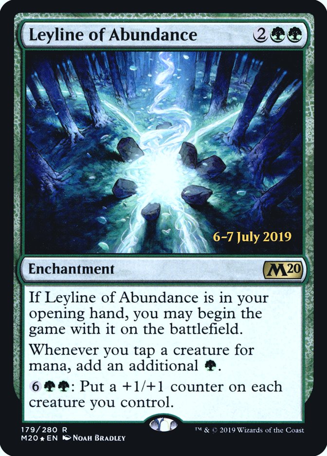 Leyline of Abundance  [Core Set 2020 Prerelease Promos] | The Gaming-Verse