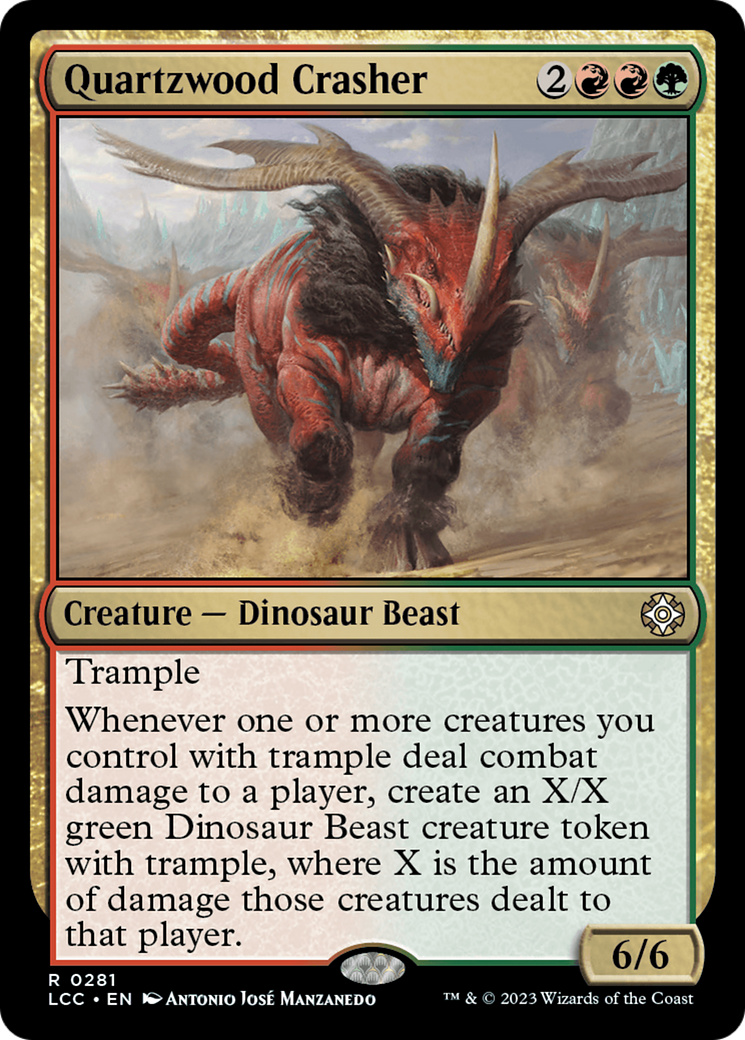 Quartzwood Crasher [The Lost Caverns of Ixalan Commander] | The Gaming-Verse