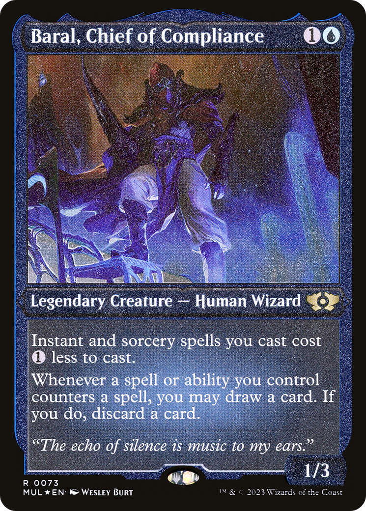 Baral, Chief of Compliance (Foil Etched) [Multiverse Legends] | The Gaming-Verse