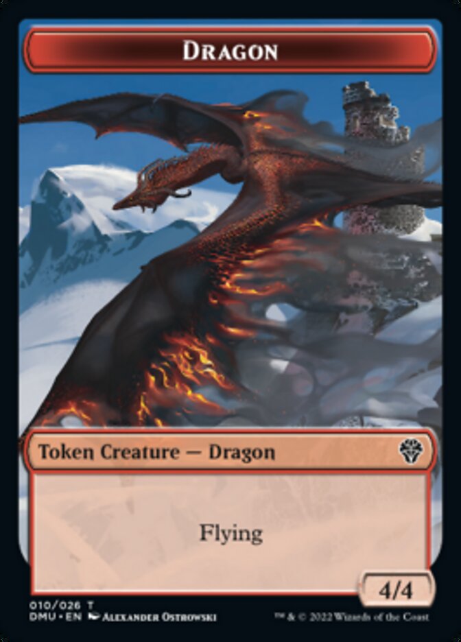 Dragon Token [Dominaria United Tokens] | The Gaming-Verse