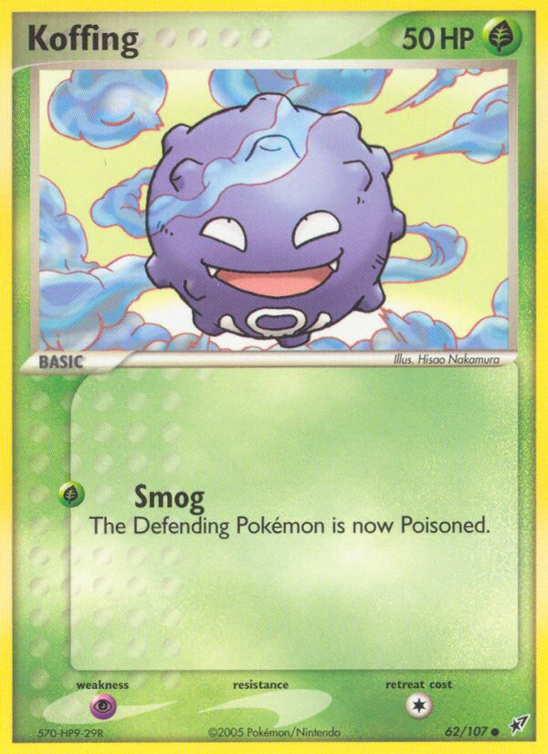 Koffing (62/107) [EX: Deoxys] | The Gaming-Verse