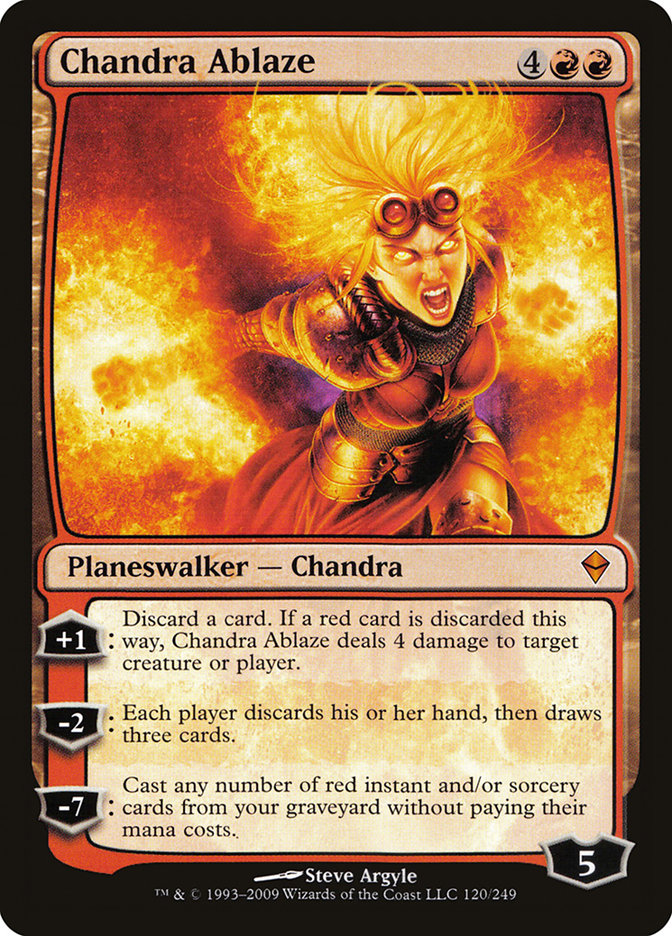 Chandra Ablaze [Zendikar] | The Gaming-Verse