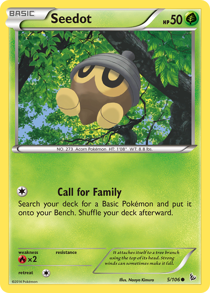 Seedot (5/106) [XY: Flashfire] | The Gaming-Verse