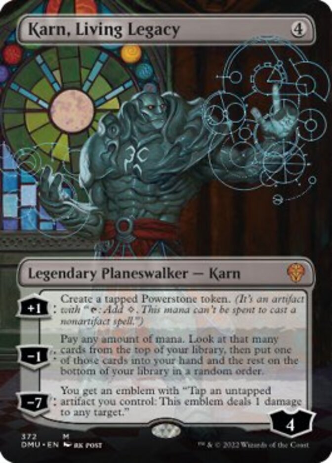 Karn, Living Legacy (Borderless) [Dominaria United] | The Gaming-Verse