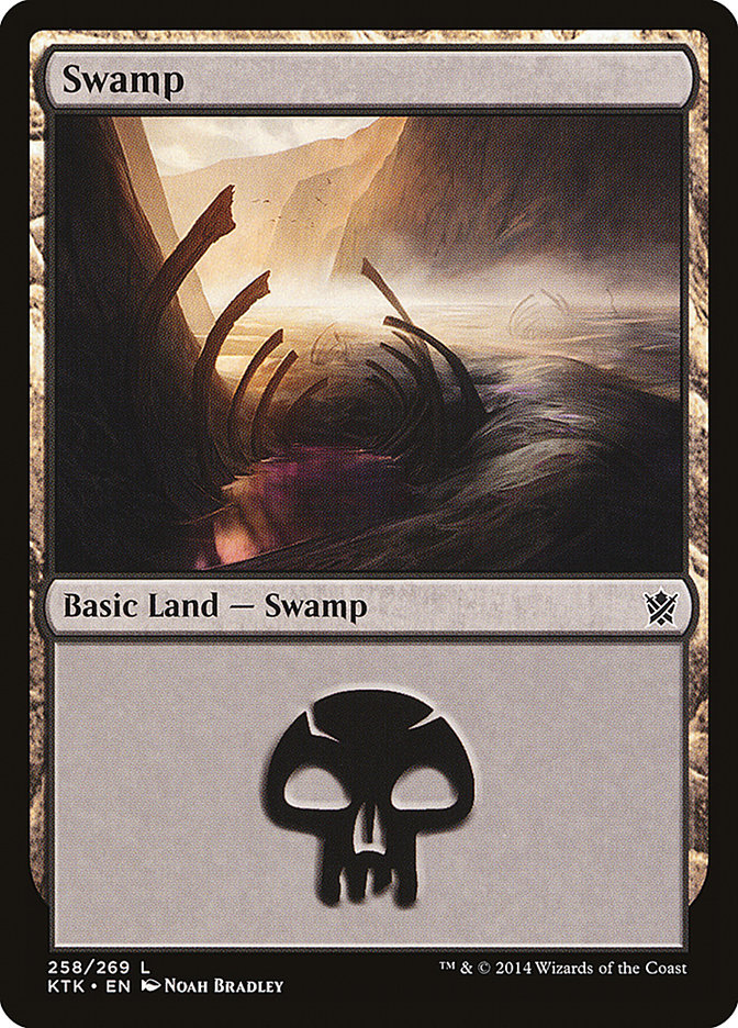 Swamp (258) [Khans of Tarkir] | The Gaming-Verse