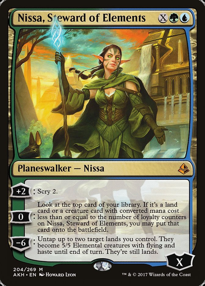 Nissa, Steward of Elements [Amonkhet] | The Gaming-Verse