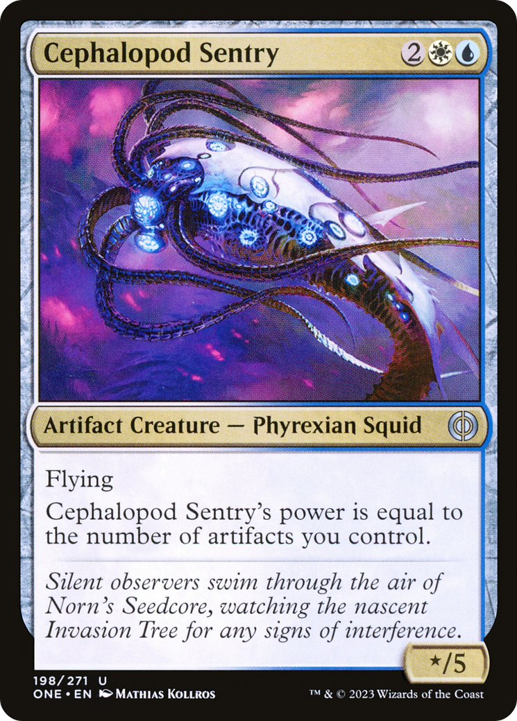 Cephalopod Sentry [Phyrexia: All Will Be One] | The Gaming-Verse