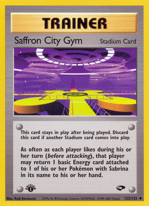 Saffron City Gym (122/132) [Gym Challenge 1st Edition] | The Gaming-Verse