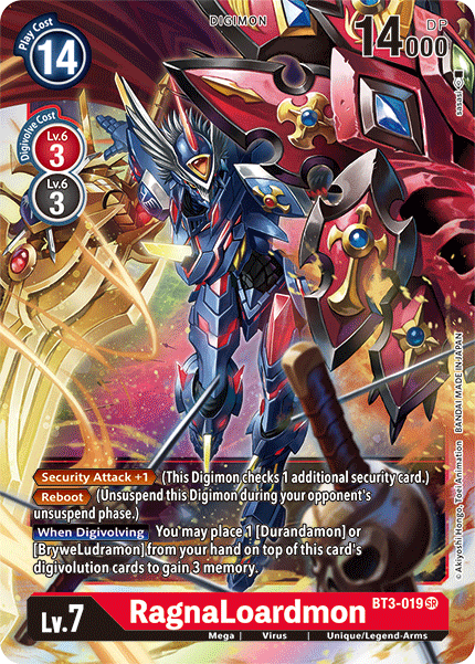 RagnaLoardmon [BT3-019] [Release Special Booster Ver.1.5] | The Gaming-Verse